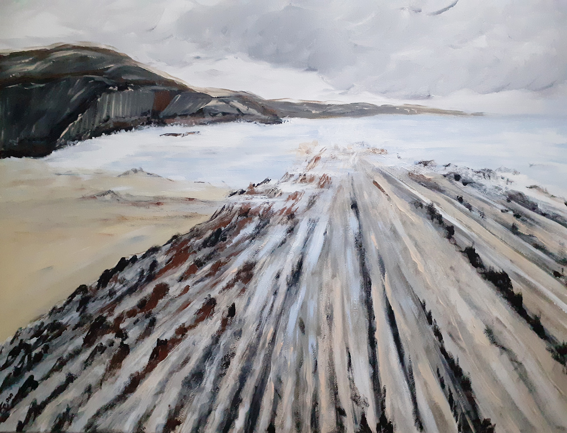 Millefeuille de roches entre l'Espagne et la France