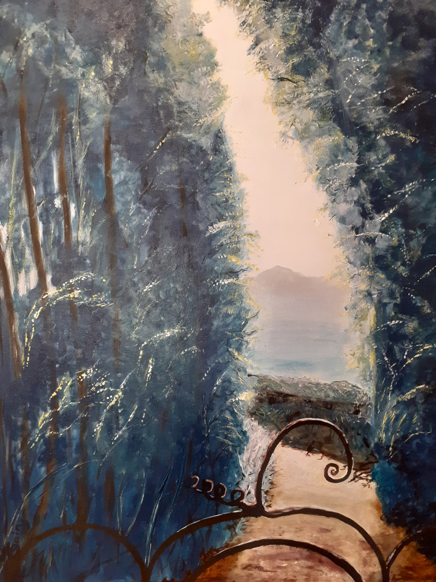 Vue sur le lac - îles Borromées - Italie - Martiste - Martine Bain