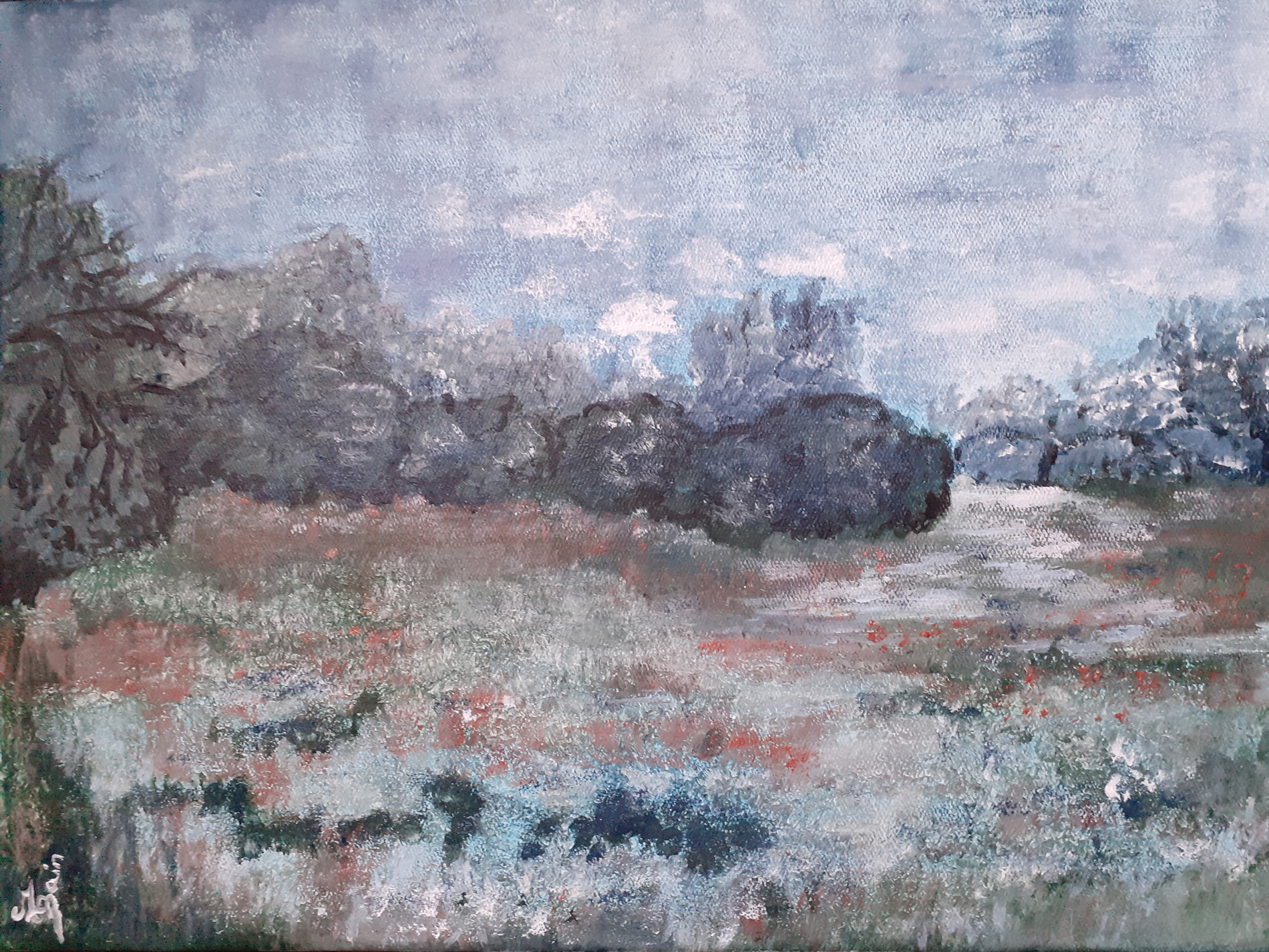 Lever du jour sur l'étang